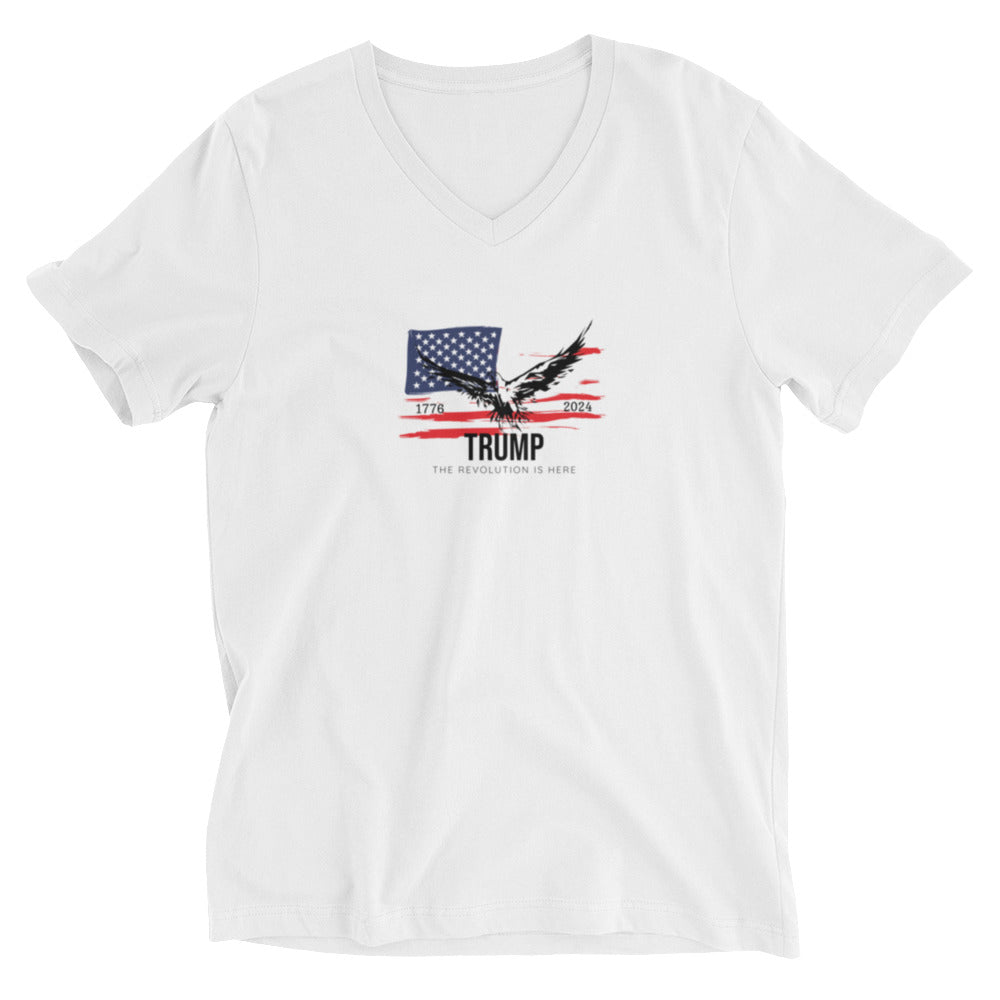 Trump 2024 Unisex Short Sleeve V-Neck T-Shirt